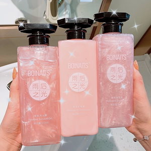 入浴剤 香水 屑取りシャンプー付属 リンスセット 持続的香り 柔順 雨上がりの光 リラックス需要 満足度高 利便性高 日常入浴用