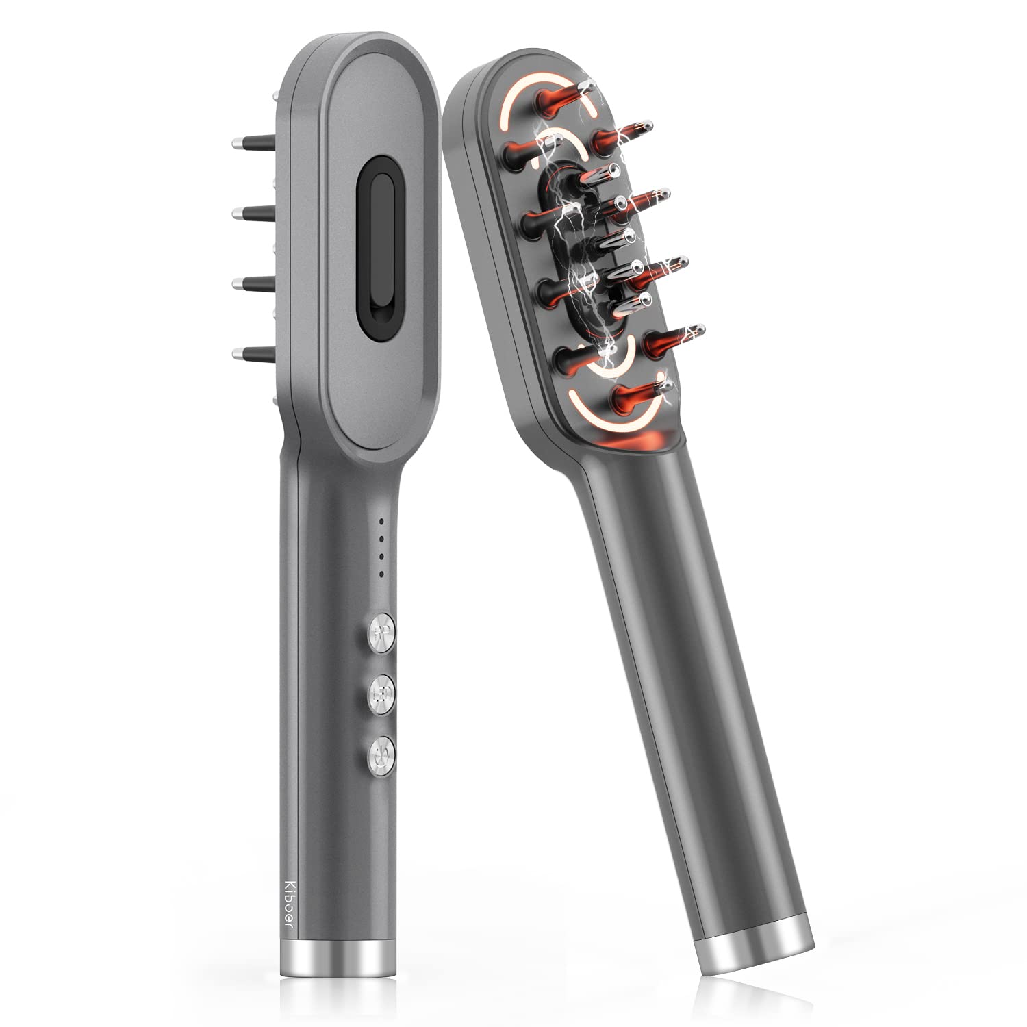 Kiboer 電気ブラシ 美顔器 電動 頭皮ブラシ 頭皮ケア フェイスケア 1台両用 ems RF EP 微電流 光美容 ローションボックス付き 男女兼用 乾湿両用 コードレス 敬老の日 母の日 父の