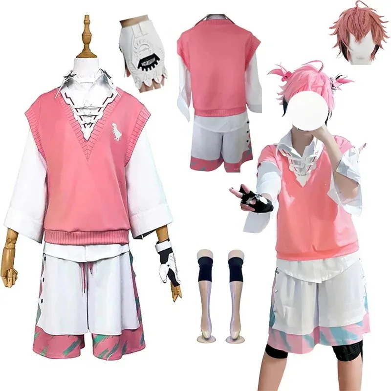 [現品/品質良し/数量限定]赤城ウェン/コスプレ/衣装/コスチューム/ウィッグ/変身/仮装/変装/ハロウィン/クリスマス/誕生日/忘年会/ウィッグ/追加可能/セパレート