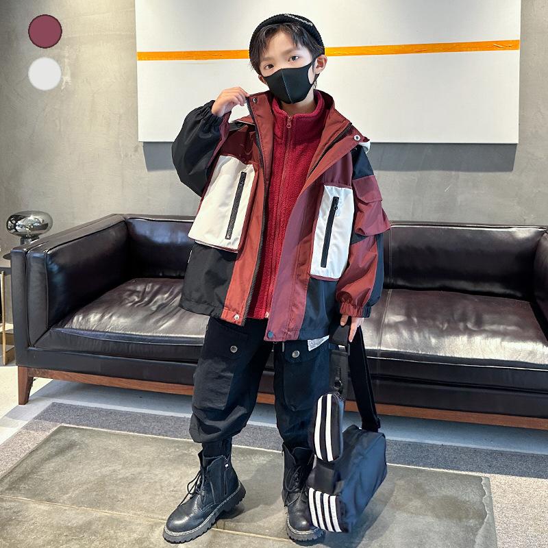 ジャケット 子供 コート キッズ 長袖 2in1 男の子 女の子 子供服 ボア アウトドア 運動着 防寒着 ジャンパー オシャレ 厚手 防寒 冬 通学 通園