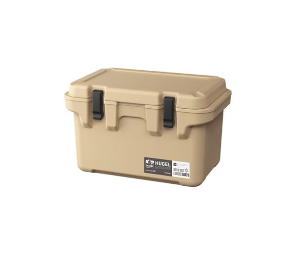 アイリスオーヤマ HUGEL クーラーボックス 20L TC-20 カーキ