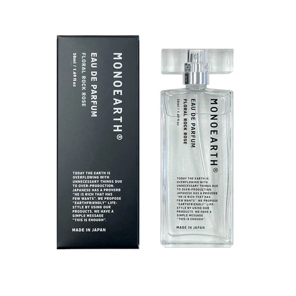 モノアース MONOEARTH オードパルファム フローラル ロックローズ EDP SP 50ml Floral Rock Rose【香水 メンズ レディース】
