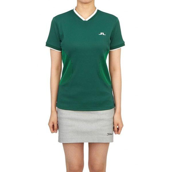 J.LINDEBERG 女性ゴルフウェア半袖Tシャツ GWJT07583 M374