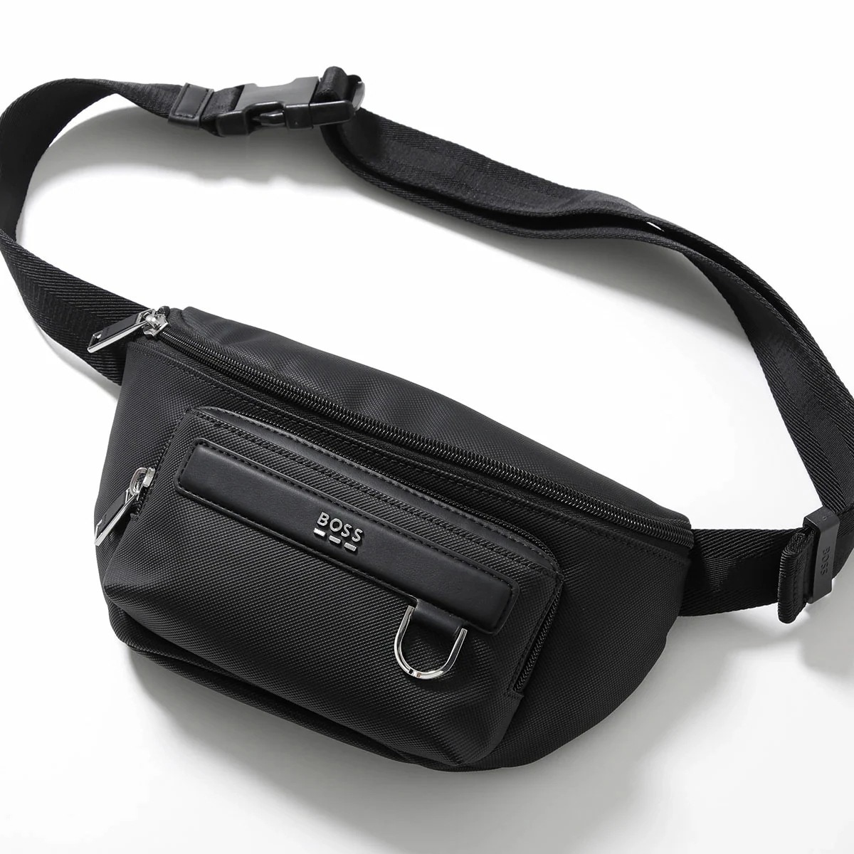 HUGO BOSS ヒューゴボス ボディバッグ Jinko_EVO_Bumbag 50548787 メンズ ベルトバッグ ウエストポーチ クロスボディ ロゴ 鞄 001