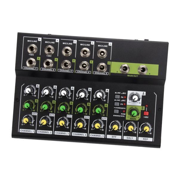 スタジオオーディオミキサー 10 チャンネルポータブルプロフェッショナルカラオケブロードキャスト DJ