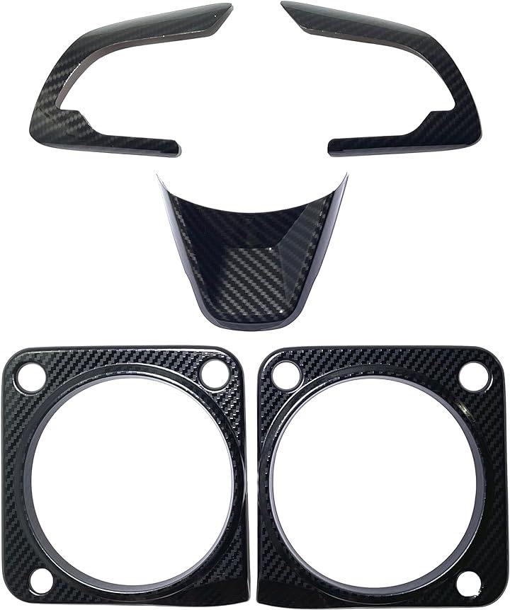 ジムニー JB64 ジムニーシエラ JB74 外装 カスタム パーツ ステアリングパネルカバー メーターガーニッシュ セット(カーボン) 6,208円