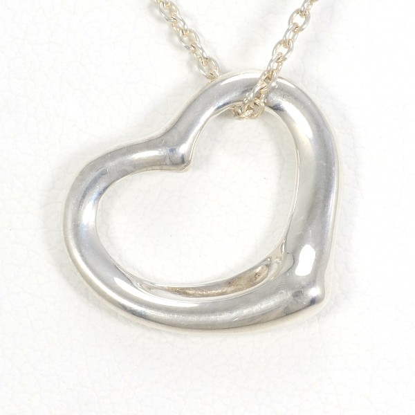 ティファニー オープンハート シルバー ネックレス 総重量約2.5g 約43cm ジュエリー 中古