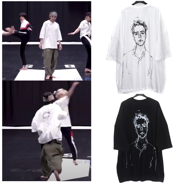 BTS 公式Tシャツ Ｖ BTS V - KIM Taehyung Acid Wash Oversize T-shirt - 250 GSM - Etsy