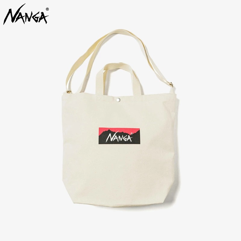 ナンガ NANGA LOGO CANVAS TOTE 2 WAY BAG ナンガ ロゴキャンバストート 2WAY バッグ