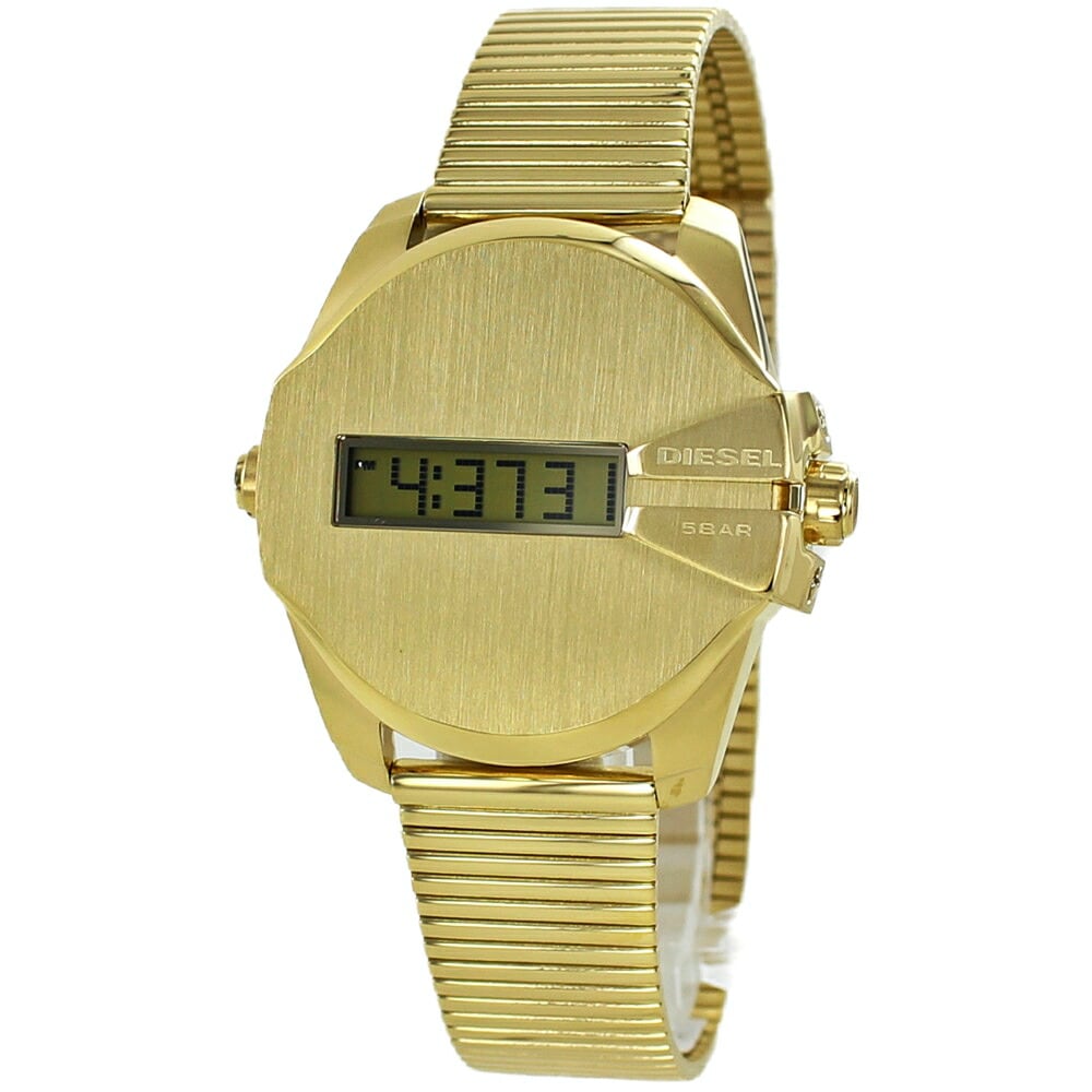 カップルや家族で使える ディーゼル 腕時計 手表 小さめ 32mmケース デジタル メンズ レディース キッズ シンプル おしゃれ 小学生 中学生 高校生 大学生 ゴールド ブレスレット ギフト プレ