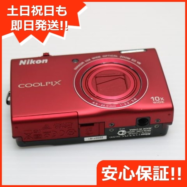 美品 COOLPIX S6200 ブリリアントレッド デジカメ Nikon 64