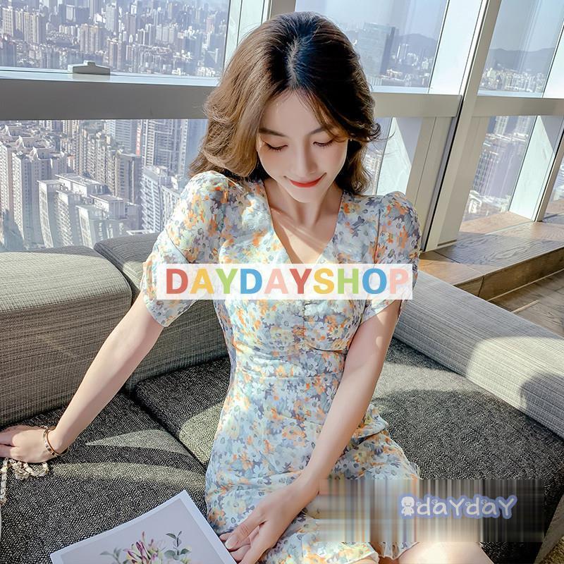 ワンピース レディース ミニ丈 花柄 ミニ丈ワンピース きれいめ 着痩せ Aラインワンピ 上品 半袖 春夏コーデ ファッション シフォンワンピース 春夏コーデ