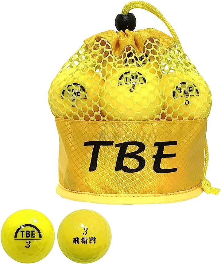ゴルフボール 飛衛門 パールボール 公認球 T-2PY パールイエロー 3ダース 36球セット( 黄)