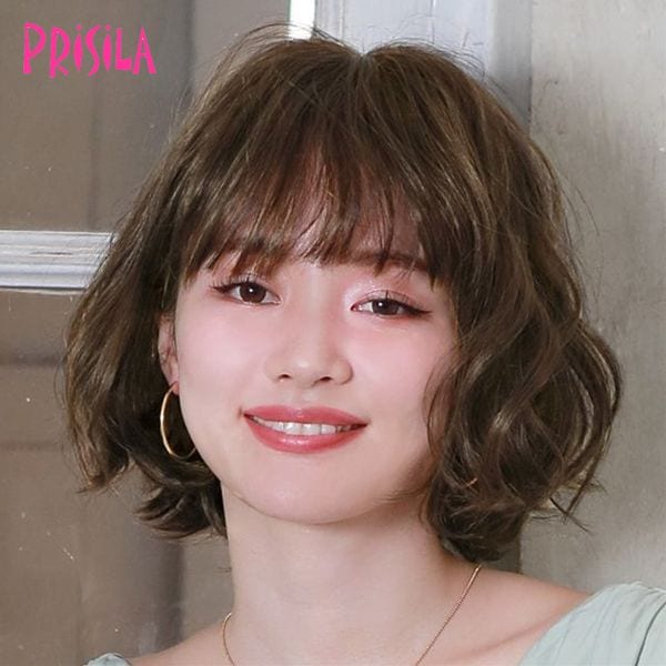 プリシラ オールウィッグロリポップウェーブボブA-705耐熱 (送料無料) PRISILA フルウィ