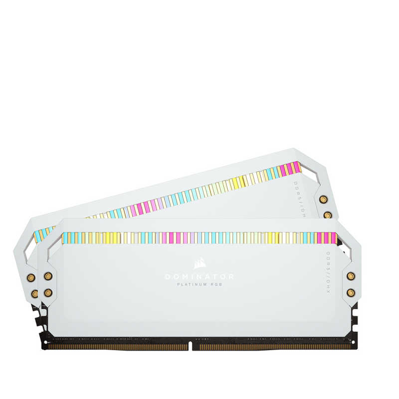 コルセア　CORSAIR　増設用メモリ DOMINATOR RGB DDR5 ホワイト[DIMM DDR5 /16GB /2枚]　CMT32GX5M2B5200C40W