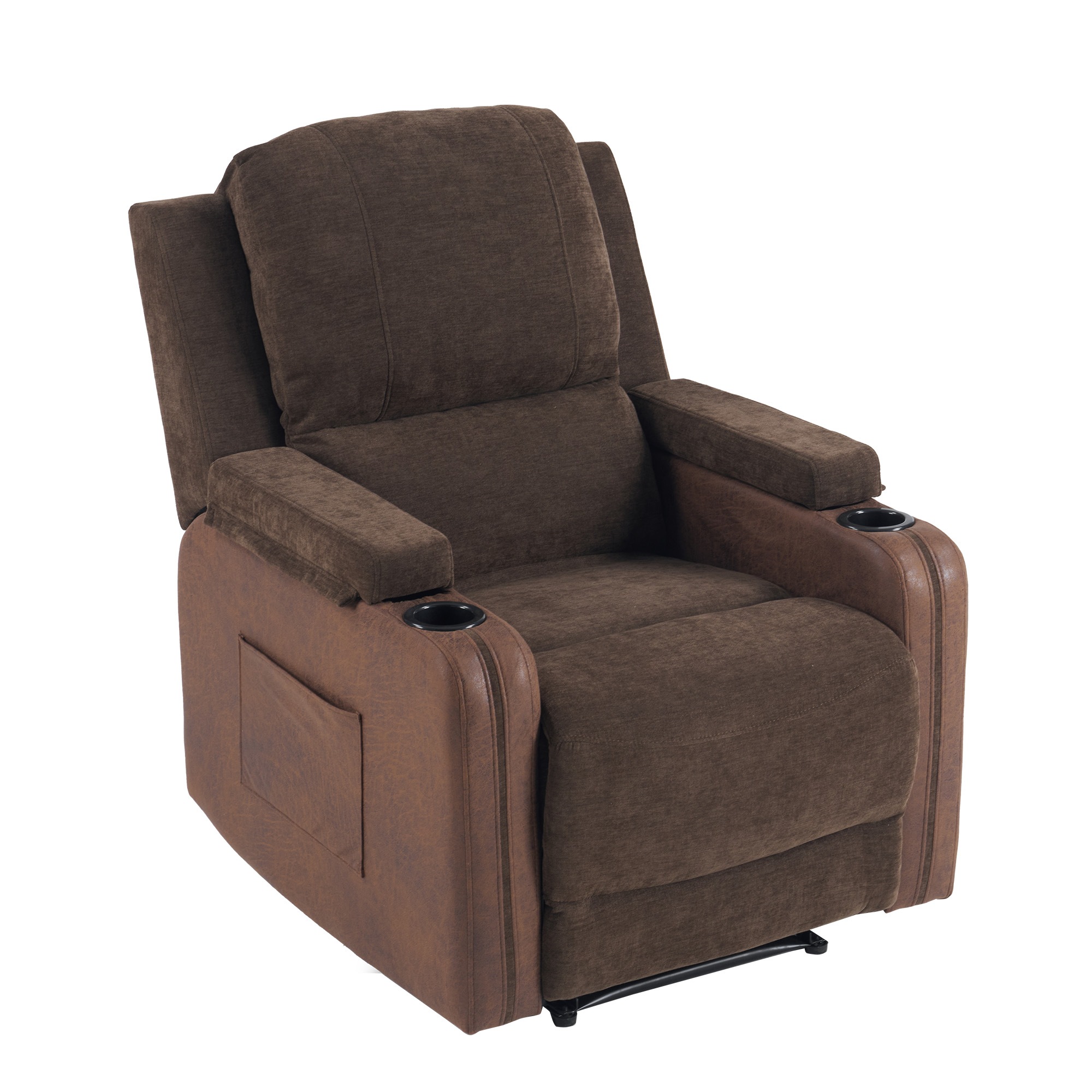 【国内発送】901【背もたれ・フットレスト独立可動】リクライニングチェア 165無段階調整 リモコン式操作 リクライニングソファ 1人掛け 耐荷重160kg 電動 リクライニング ファブリック オッ