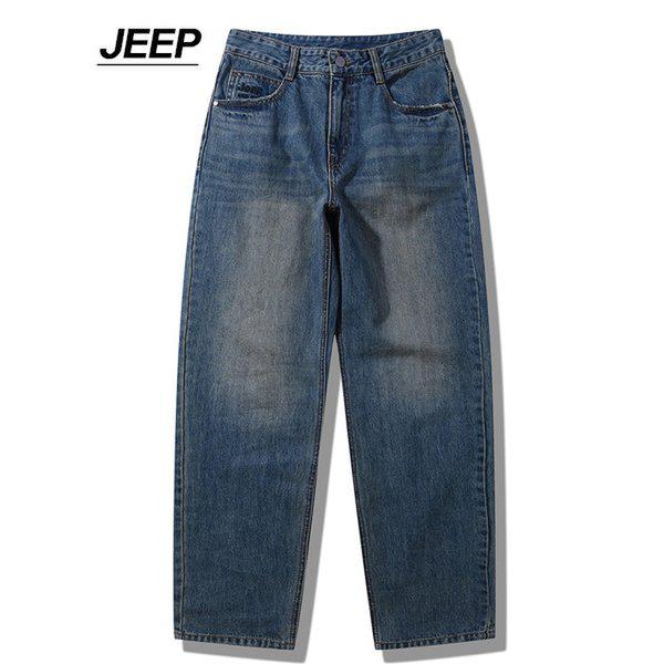 男女共用スリムバギーフィットヴィンテージウォッシングデニムパンツ(JQ1DPU702)_DG