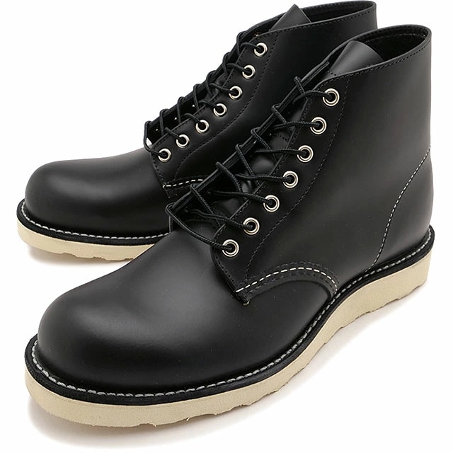 6インチ クラシックラウンド [8165] 6-INCH CLASSIC ROUND メンズ 靴 シューズ Dワイズ ワークブーツ red wing ブラック・クローム 正規取扱店 31,818円