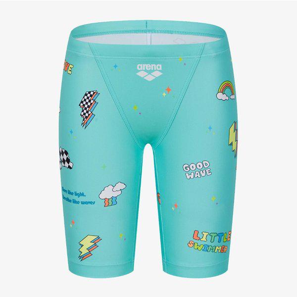 男の子用屋内水着 レインボークラウド 4部丈(A6BB1BF02MNT)
