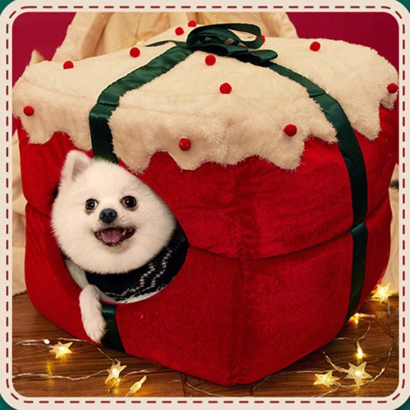 ペットベッド ふわふわ 犬ハウス 柔らかい お洒落 ドーム型猫 犬ベッド ハウス クリスマス 小型犬 犬猫兼用 猫ハウス 猫ベッド