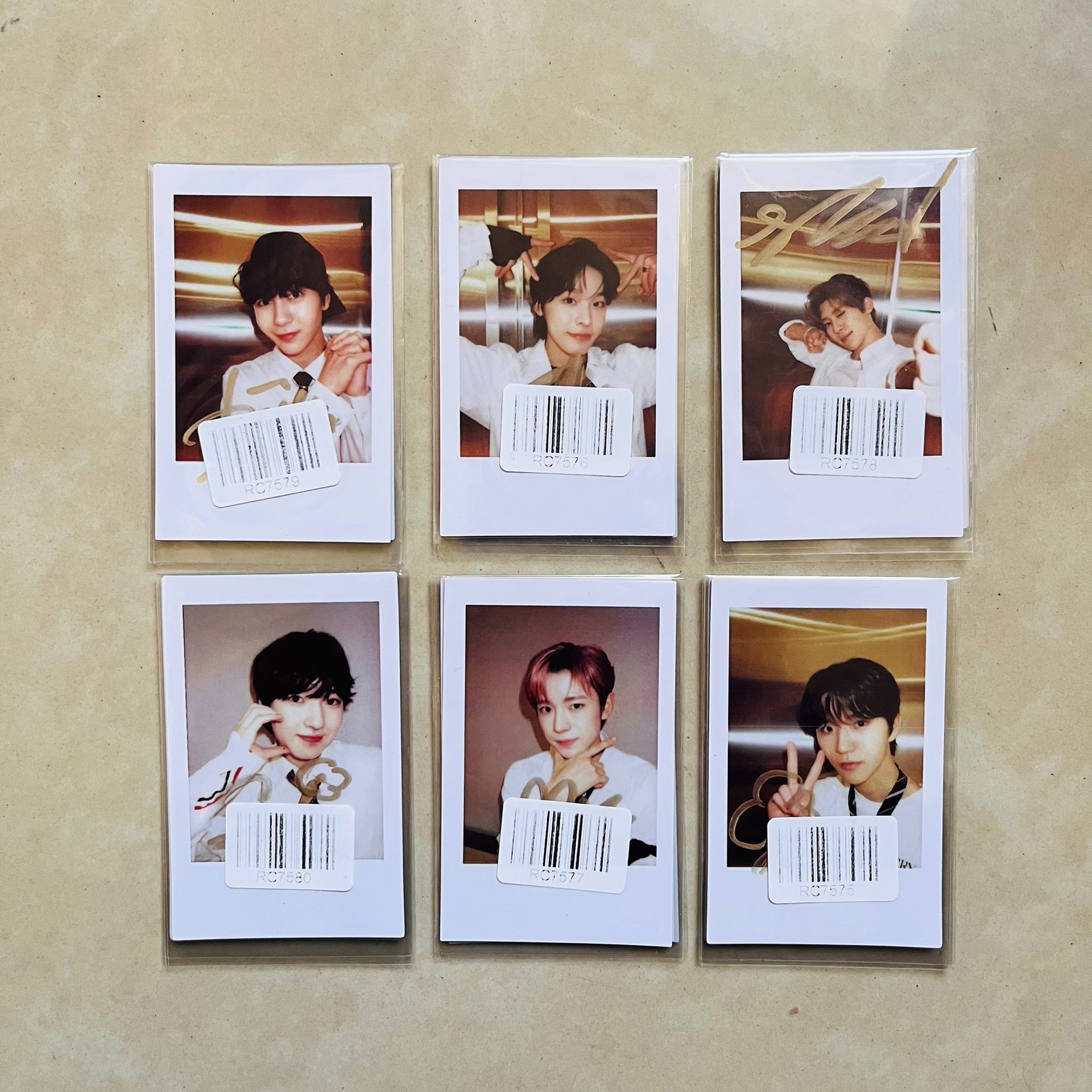 公式 nct wish kms 特典 ポラロイド サイン会トレカ nctwish 特典トレカ 公式グッズ 全員6点セット