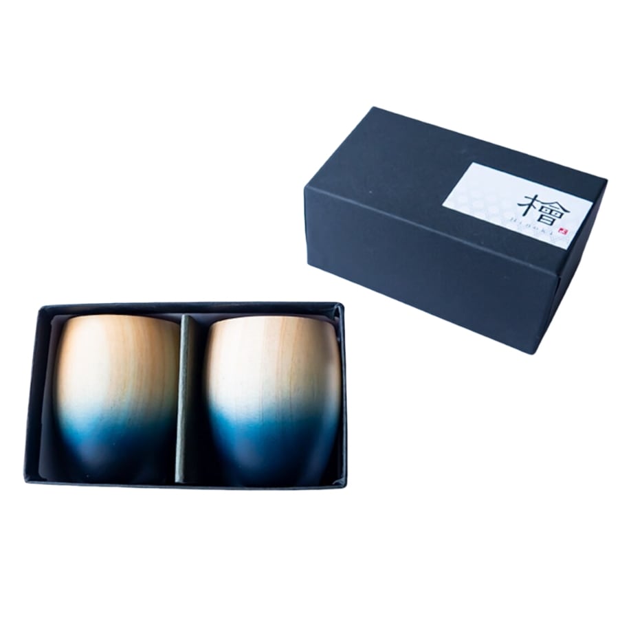 藍染檜 おちょこセット