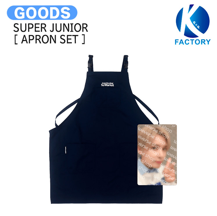 国内発送 SUPER JUNIOR [ APRON SET ] GRAND OPENING! SJ MARKET / 公式グッズ / 予約商品