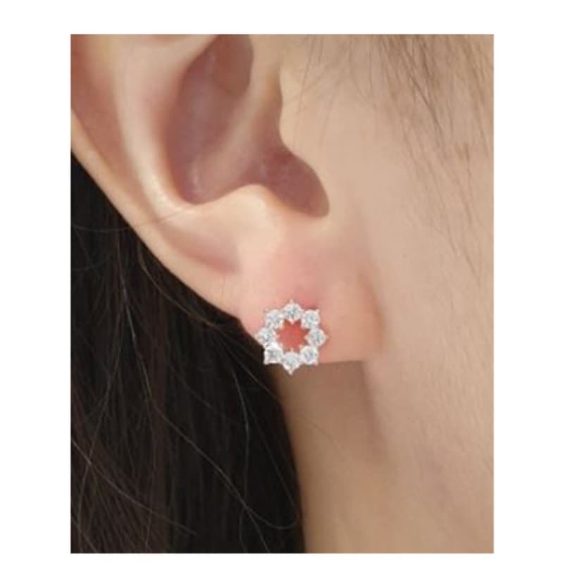 シルバーピアス SC1321 シルバーワンタッチ リングピアス ボールドリングピアス