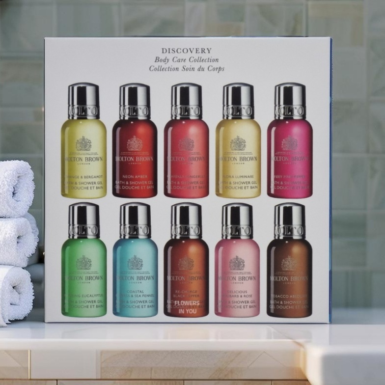 [プレゼントにおすすめ] モルトンブラウン ディスカバリー ベディング セット (30ml x 10本)