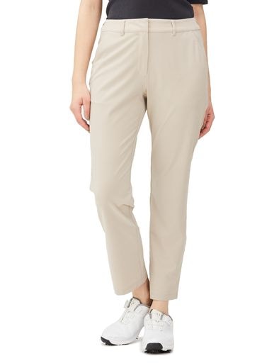 パンツ 9分丈 ベーシック シンプル 刺繍 ゴルフ MGWXJD08 レディース BG00(ベージュ)
