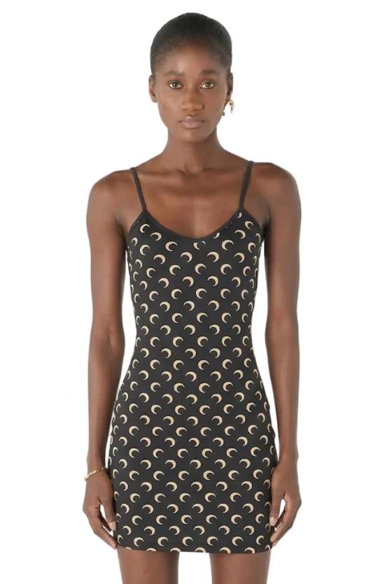 MARINE SERRE Women Short Skirts WDR485A CJER0001IT99 Black