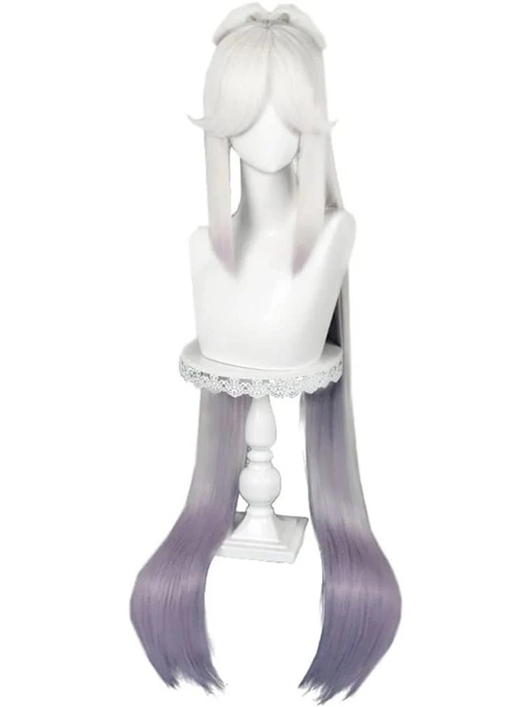 コスプレウィッグ凝光ギョウコウ紗の幽蘭原神ロングかつら耐熱長髪耐熱