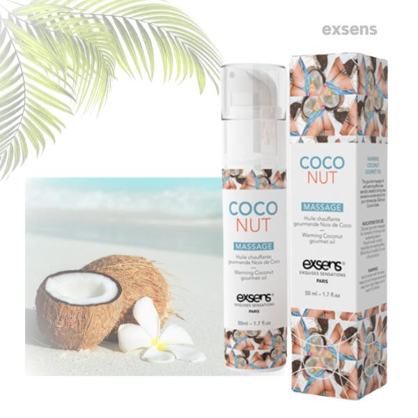 マッサージオイル ココナッツ 50ml [4個セット] プレジャーテイストオイル フェムケア フェム活 C:3760139882058 アジュマ