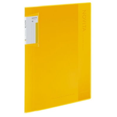 他サイト： クリヤーブック[ノビータ]A4 40ポケット 黄 コクヨ ﾗ-NV40Yの商品画像