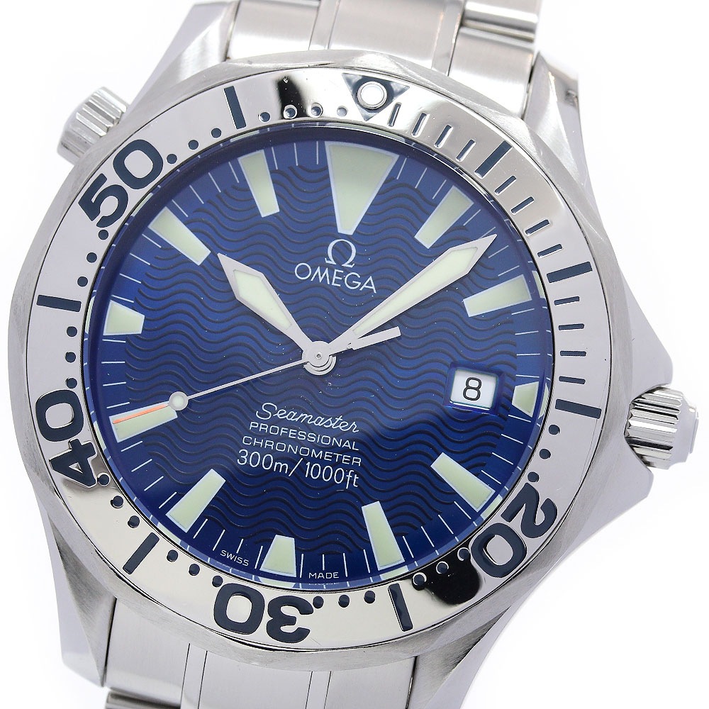 オメガ OMEGA 2255.80 シーマスター300 デイト 自動巻き メンズ _842969【中古】