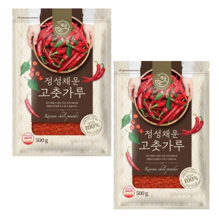 チェウン営農組合 韓国産 唐辛子粉 普通太さ 普通辛さ500g2EA 韓国産100% 6,711円