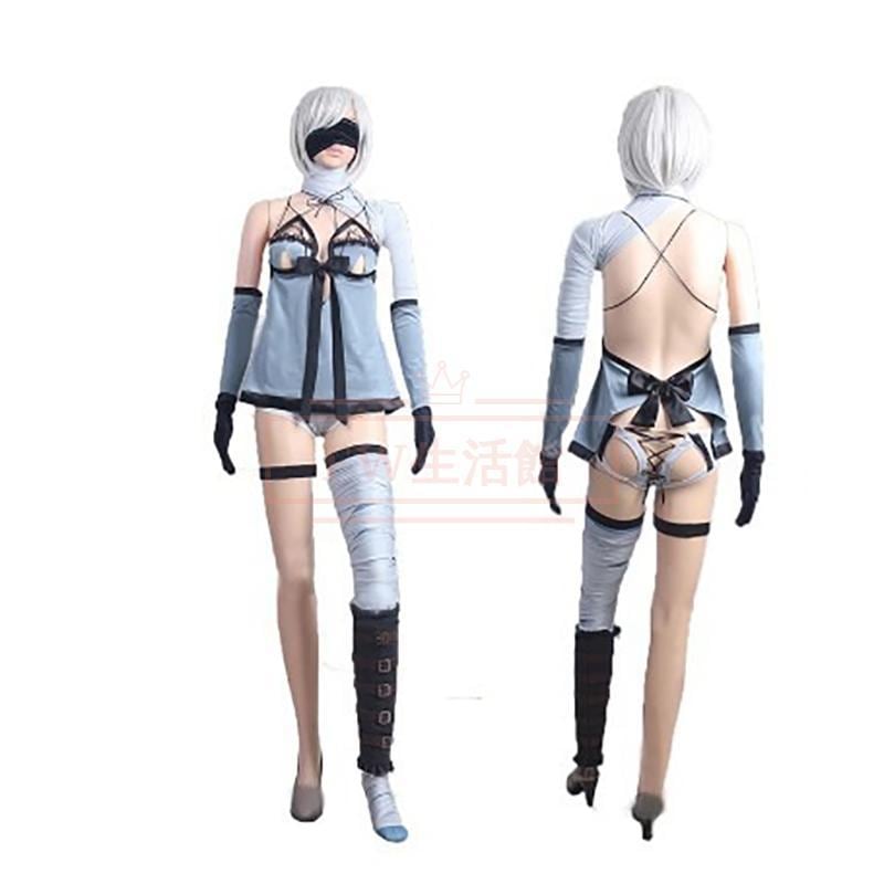 【新品開催 即納】NieR Automata ニーア オートマタ 2B コスプレ衣装 コスチューム 演出服 アニメ ゲーム ハロウィン cosplay 変装