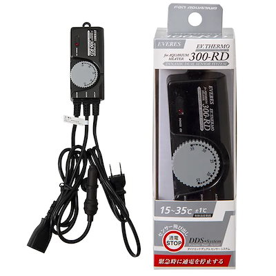 他サイト： エヴァリス　ＥＶサーモスタット　３００－ＲＤ　水槽　ＣＲＣ10―23―50―10―00の商品画像