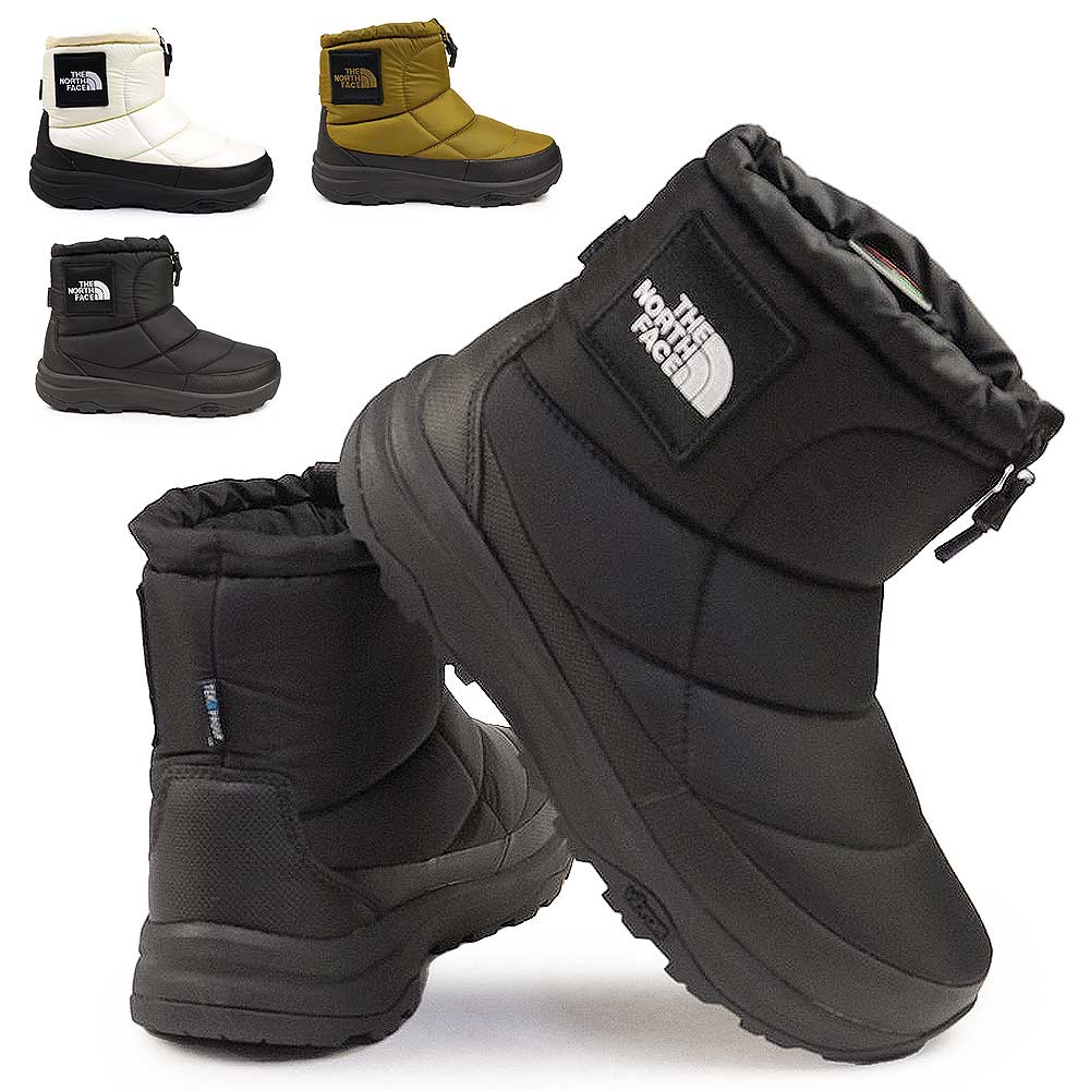 防水 スノーブーツ NF52280 メンズ レディース ヌプシ ウォータープルーフ ロゴ ショート