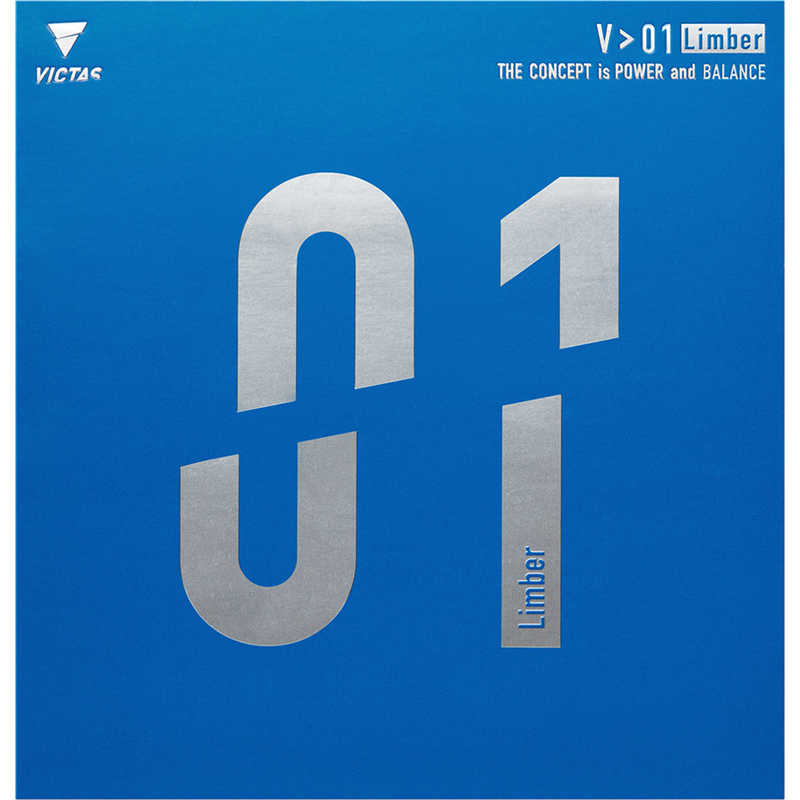 VICTAS　裏ソフトラバー V01 Limber リンバー 1.8mm ［裏ソフト /テンション］ レッド　020341