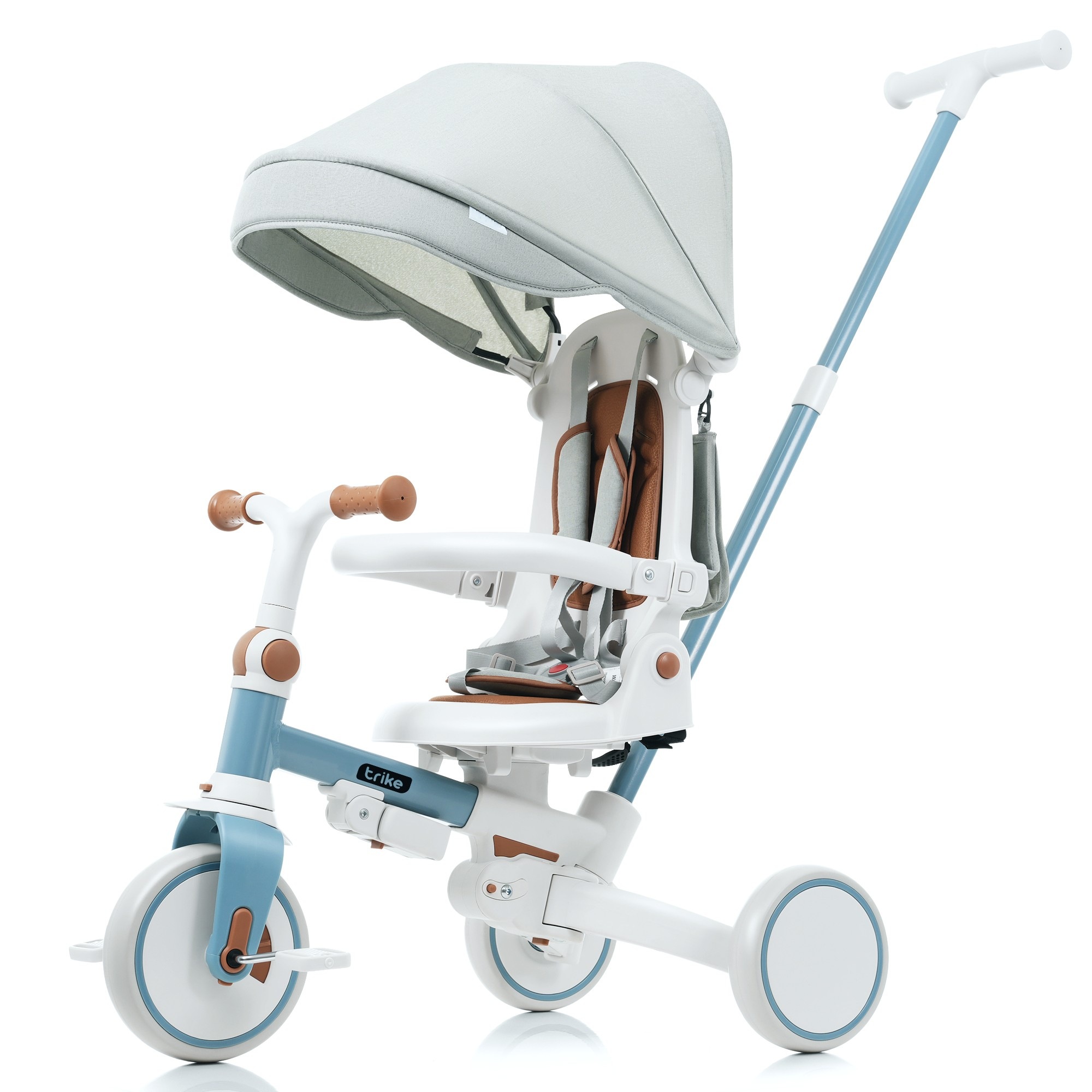 【2点購入で150OFF】【国内即発送】三輪車 blue子供用三輪車 折りたたみ 手押し かじとり 7in1 7WAY 1歳 2歳 3歳 ランニングバイク 座面回転 自転車 おもちゃ 乗用玩具 幼児用