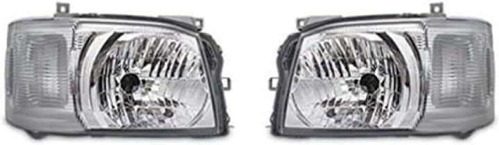 トヨタ ハイエース レジアスエース 200系 1型 2型 適合 タイプ ヘッドライト 運転席 助手席 H16年～H22年7月 国内光軸仕様 レベライザー機能対応品 車検対応(ホワイト)