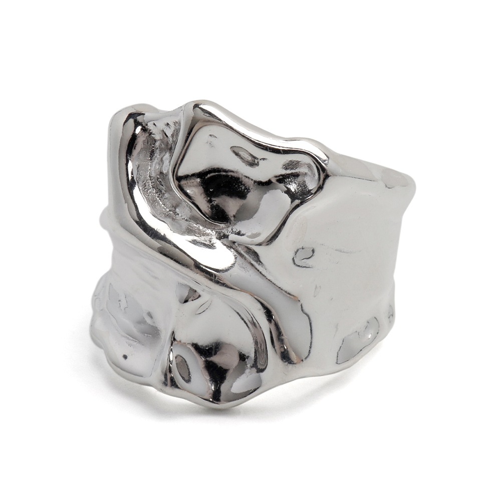 シルバー925 ワイドリング 布の皺 [cr594] 7,480円