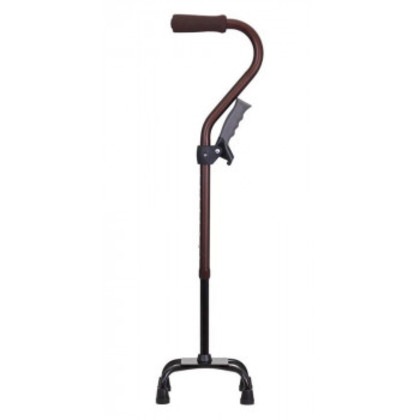 幸和製作所 テイコブ(TacaoF) たつサポ4点杖 ブラウン CAM07-BR