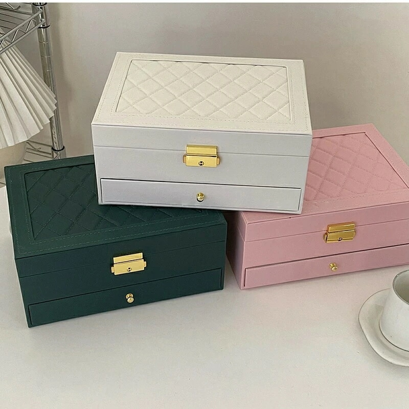 アクセサリーケース ジュエリーボックス ジュエリーケース アクセサリーボックス 大容量 アクセサリー 収納 おしゃれ ケース コンパクト 可愛い ネックレス ピアス 指輪 新生活