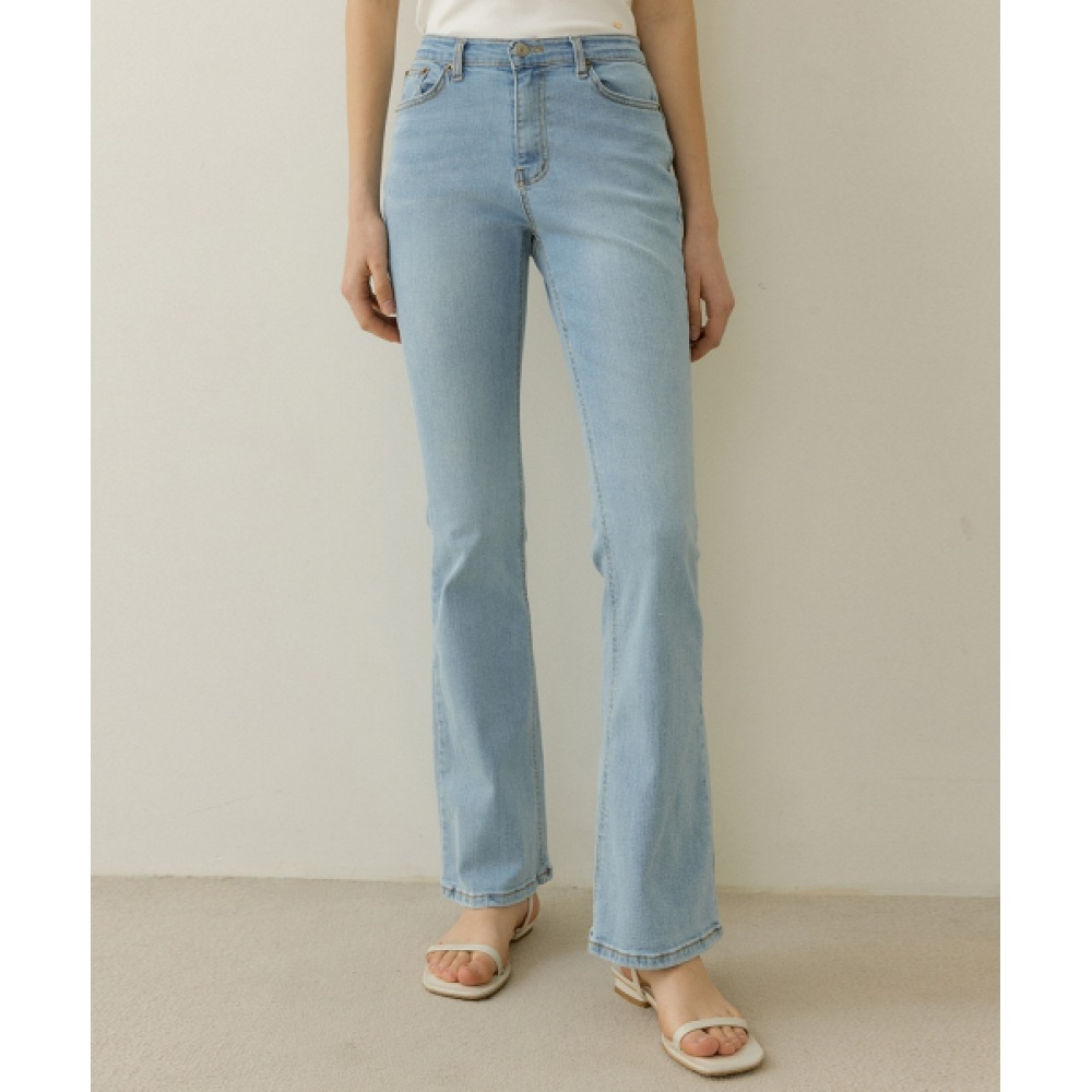 REORG ドロースリムデニムパンツライトデニム