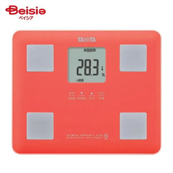 タニタ 体組成計 コーラルピンク BC-760-PK
