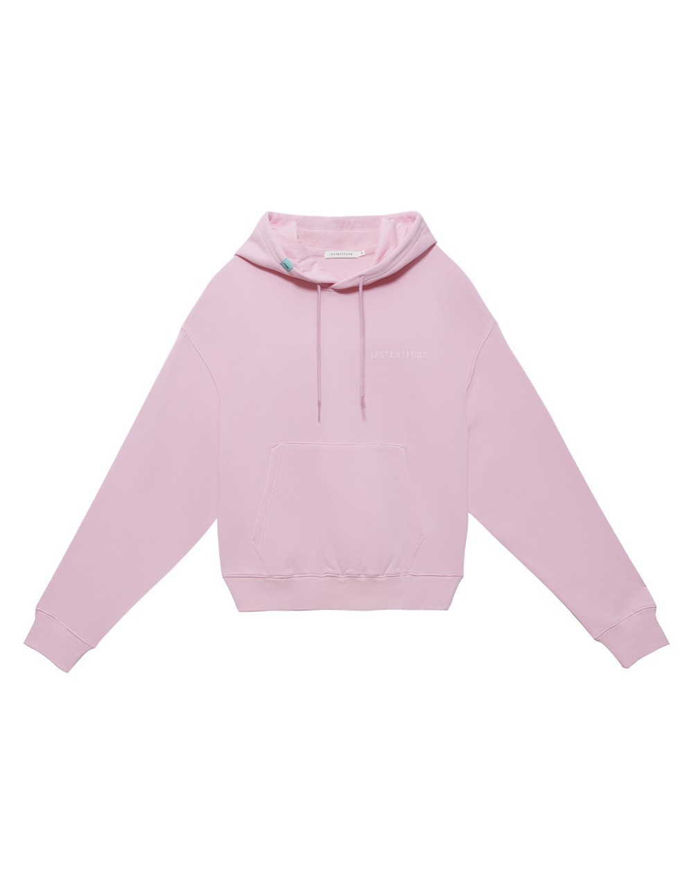【INSTANTFUNK】 STANDARD LOGO HOODED : PINK