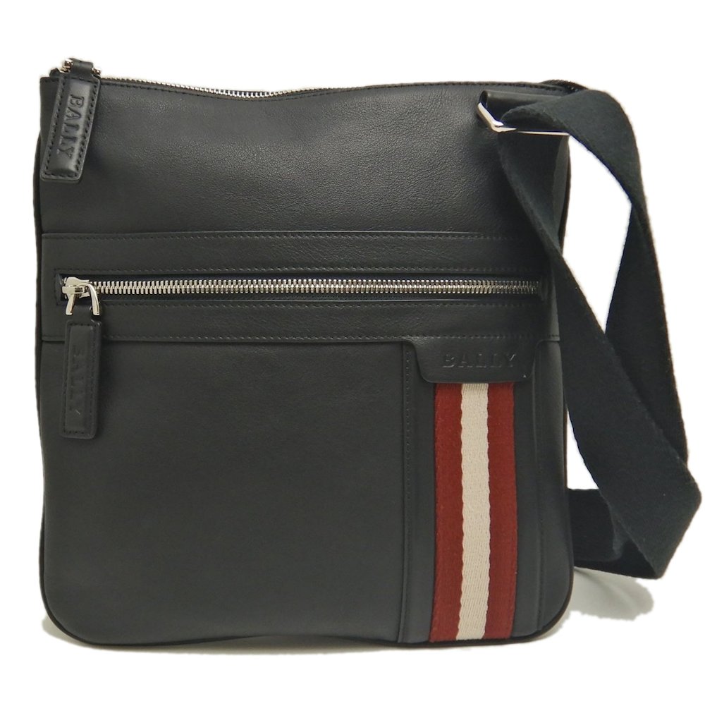 TUSON SM トレインスポッティング ショルダーバッグ レザー ブラック レディース /253498【中古】