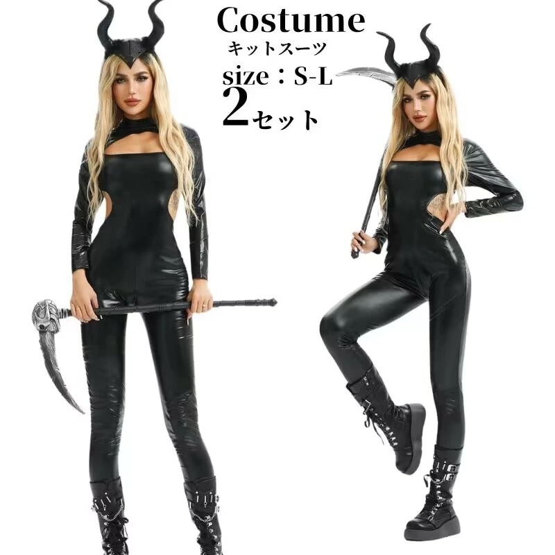 【11】超低.価.格!キャットウーマン　コスチューム ボンテージ 衣装 女王様 コスプレ キャット エロ ボンデージ セクシー ボディ 大きいサイズ sm 大人 コスプレ衣装 コス 仮装 レディース